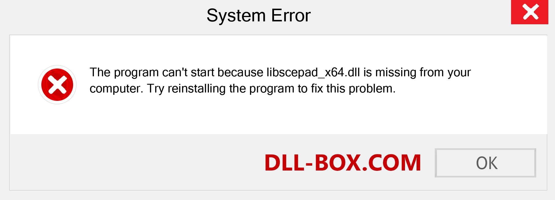  libscepad_x64.dll file is missing?. Download for Windows 7, 8, 10 - Fix  libscepad_x64 dll Missing Error on Windows, photos, images